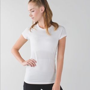 lululemon swiftly tech short sleeve white!